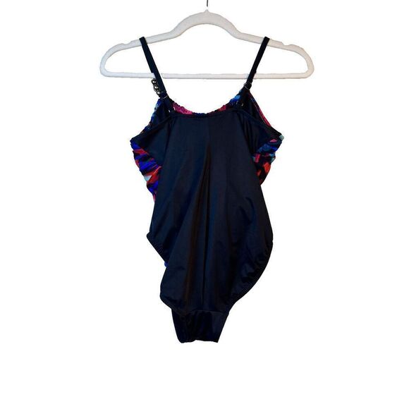 Magicsuit Women's Swimsuit Black‎ Floral Slimming Flower Bomb Lisa Size 8 - Picture 4 of 11